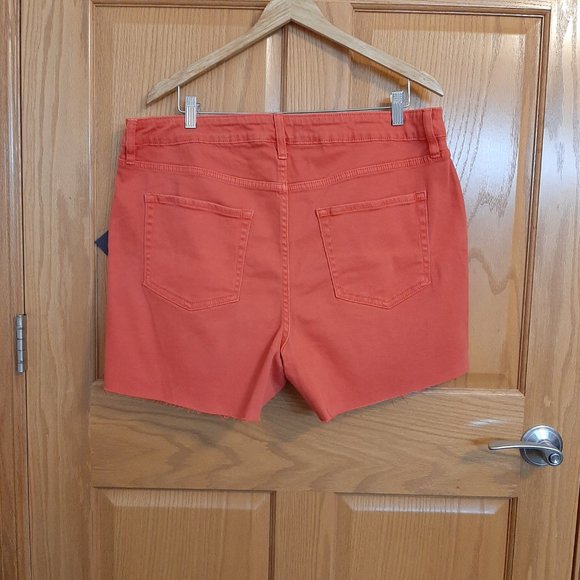 NWT!!! Ava & Viv Acid Wash Shorts Tigerlily - Picture 5 of 7